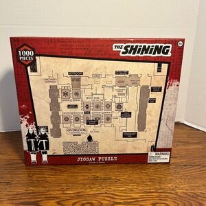 The Shining Overlook Hotel Floor Plan 1000 Piece Jigsaw Puzzle Paladone Horror